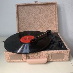 Pink Crosley Bluetooth Record Player